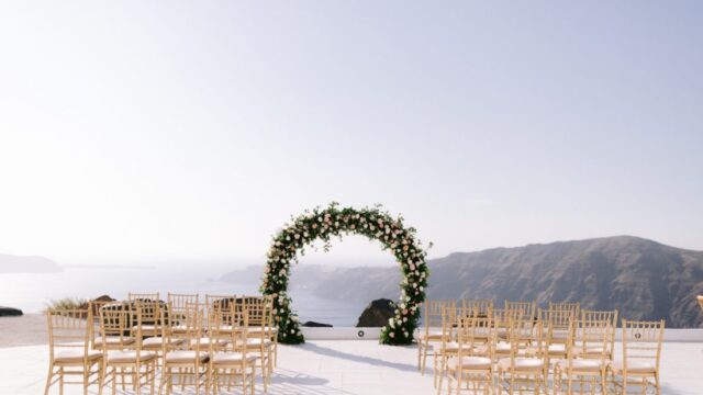 Santorini wedding venue