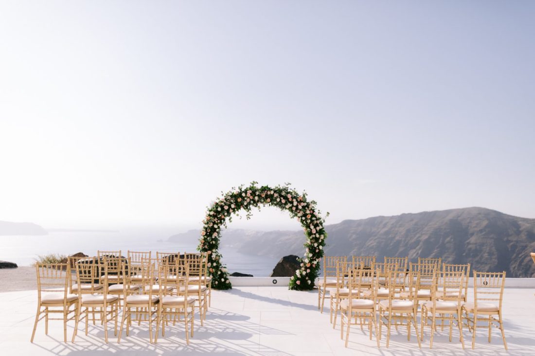Santorini wedding venue