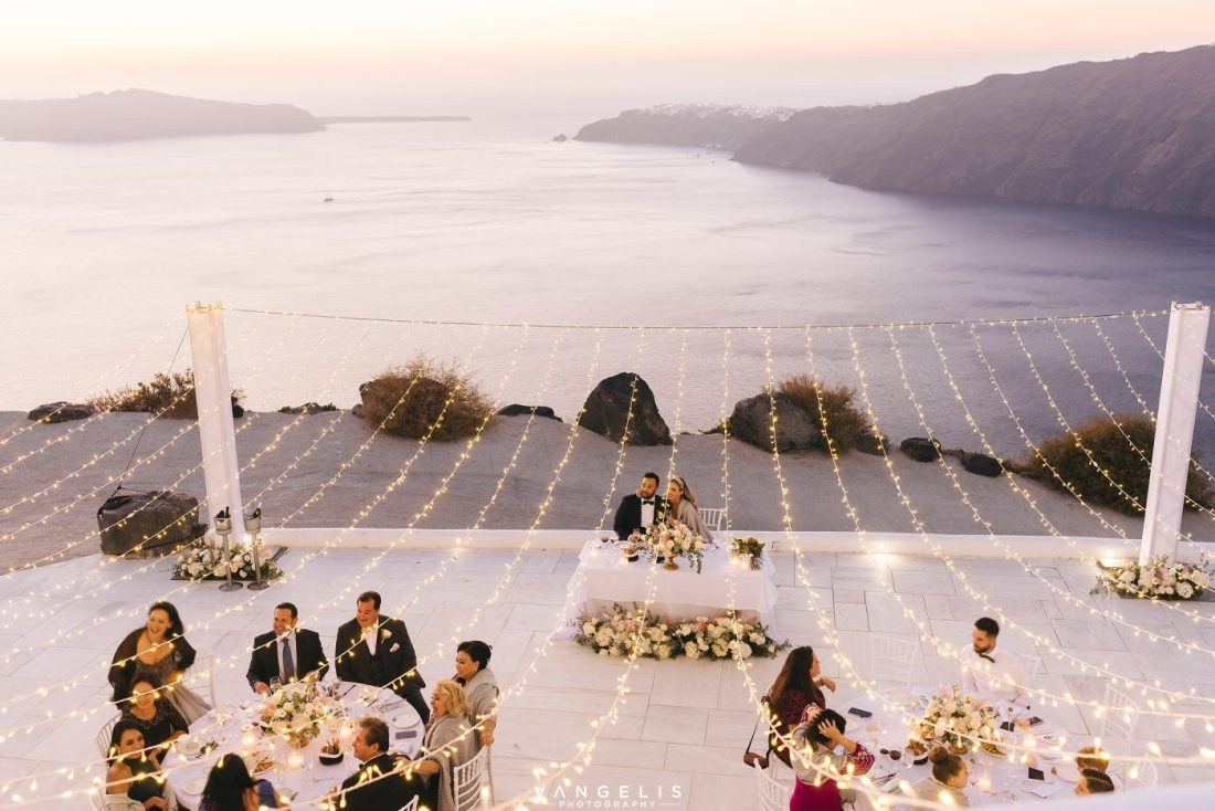 Santorini wedding venue