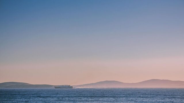 A view from Saint John hotel villas on Mykonos greece for a wedding
