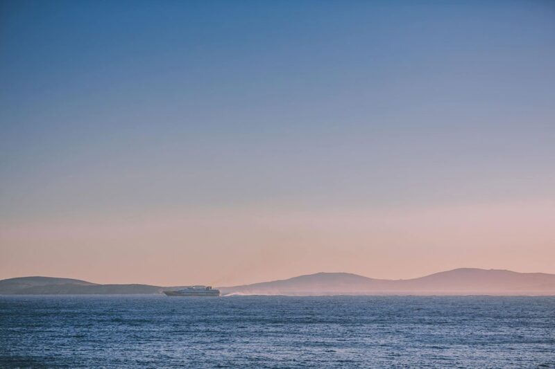 A view from Saint John hotel villas on Mykonos greece for a wedding