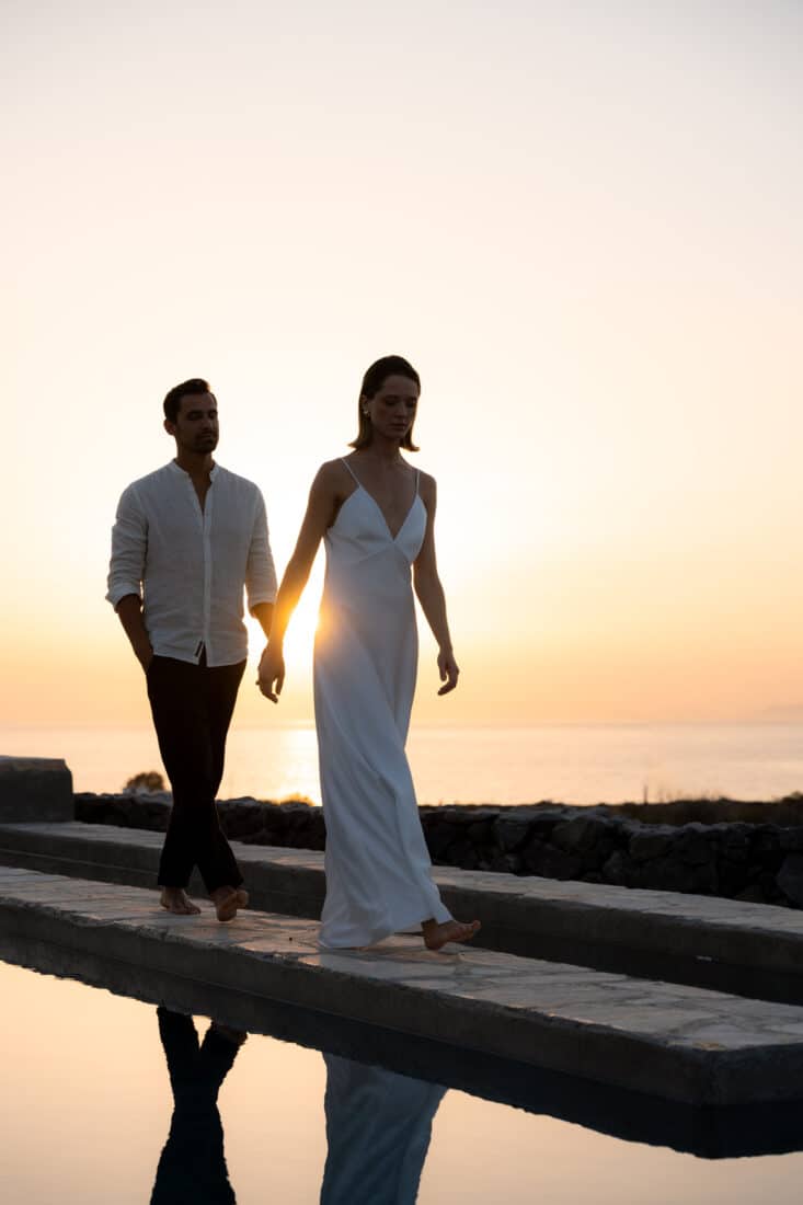 intimate wedding in greece