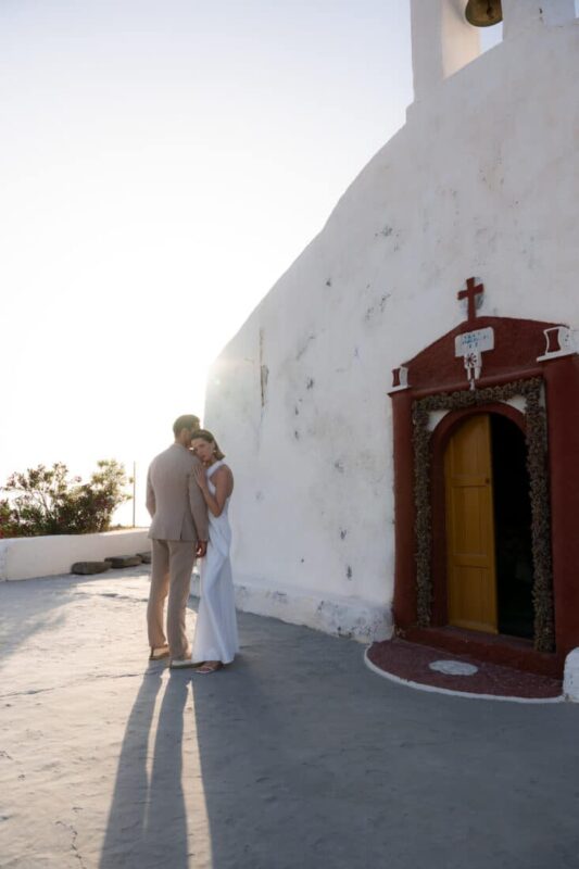 intimate wedding in greece