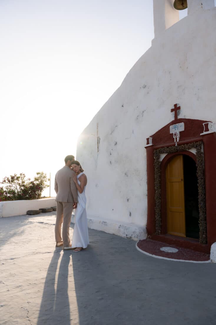 intimate wedding in greece