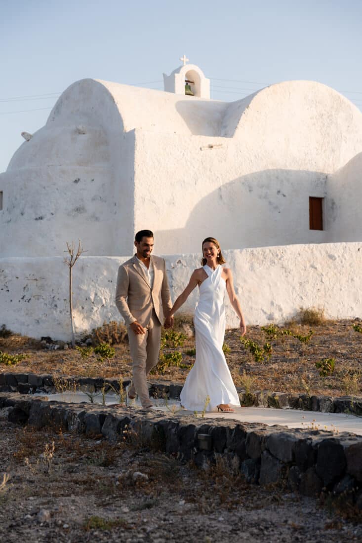 intimate wedding in greece