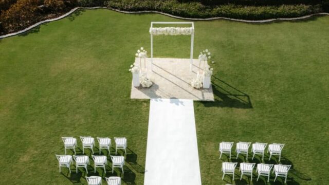 crete wedding sea view