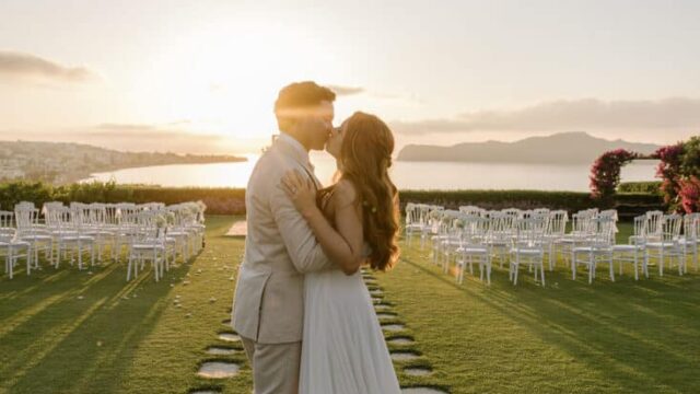 crete wedding sea view