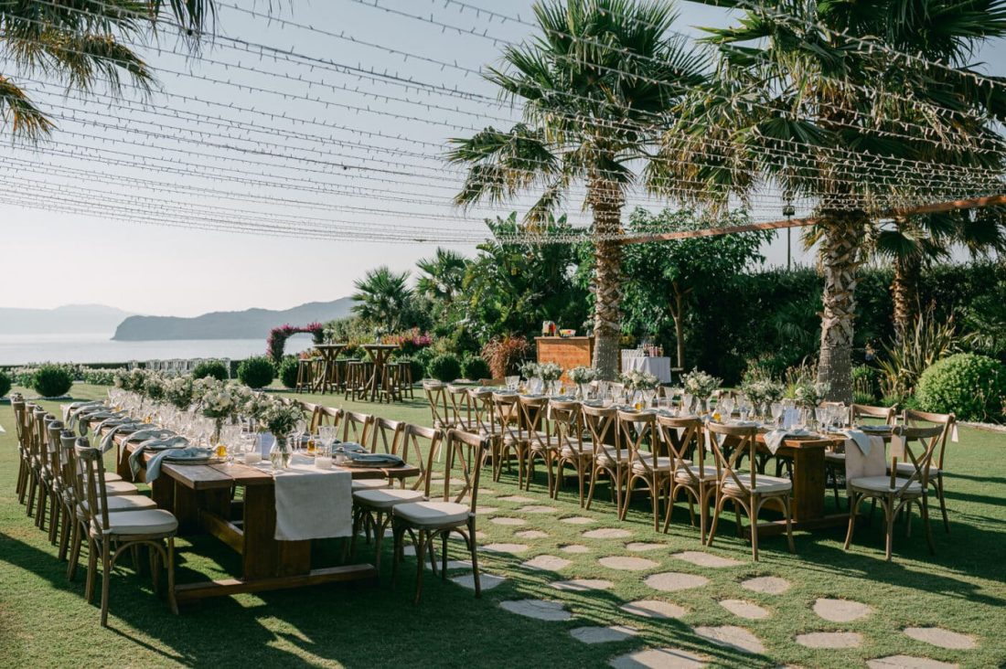crete wedding sea view