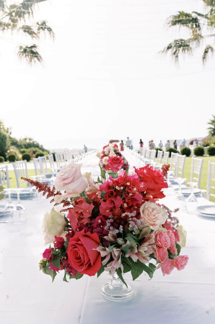 crete wedding sea view