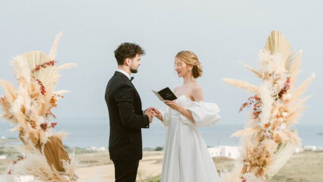 Paros destination wedding in greece