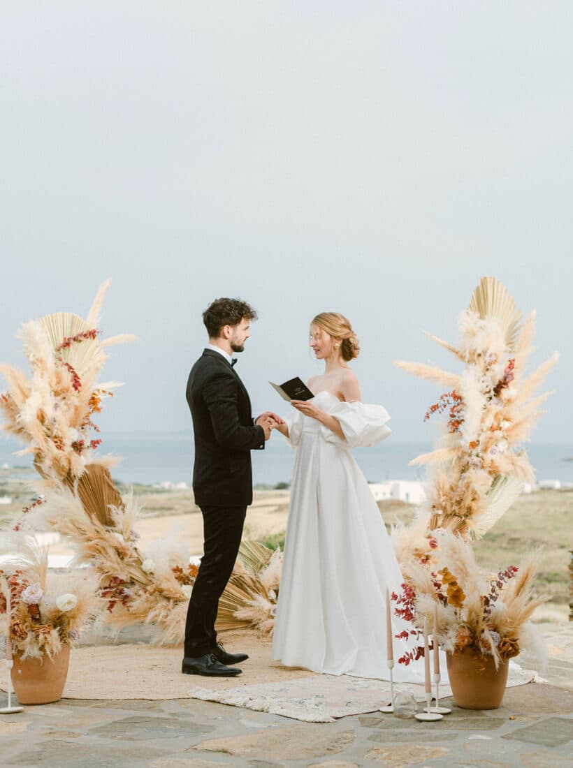 Paros destination wedding in greece