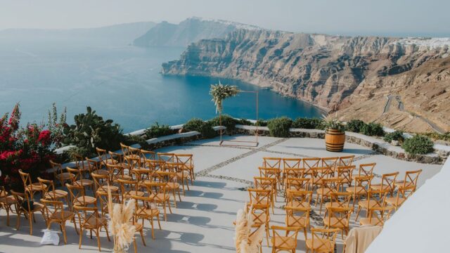 Venetsanos winery Santorini wedding venue