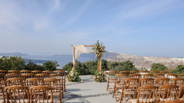 Venetsanos winery Santorini wedding venue