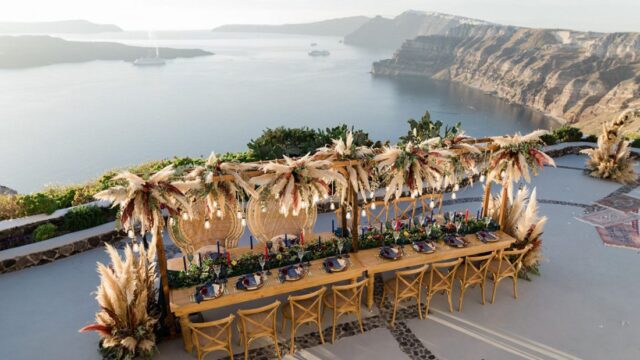 Venetsanos winery Santorini wedding and elopement venue