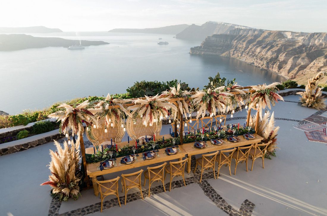 Venetsanos winery Santorini wedding and elopement venue