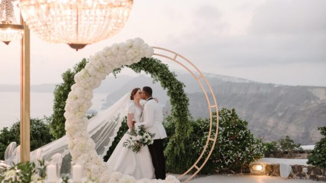 Venetsanos winery Santorini wedding venue