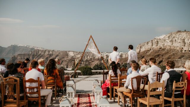 Venetsanos winery Santorini wedding venue