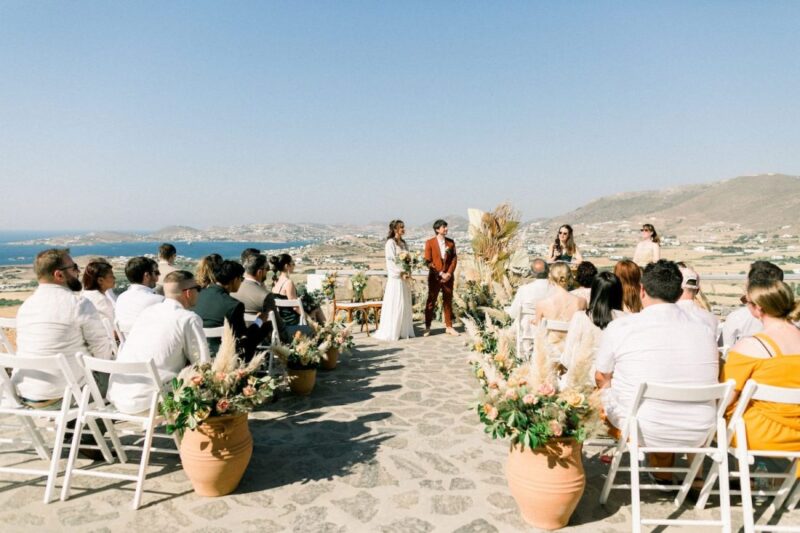Greek island wedding villa