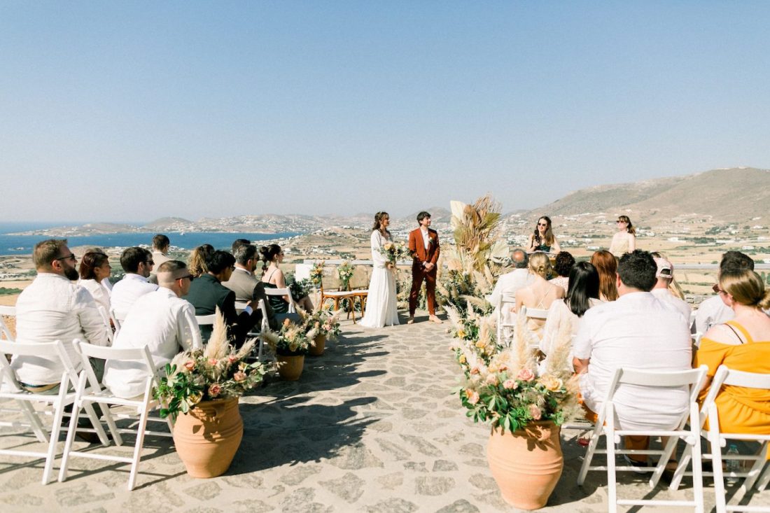 Greek island wedding villa