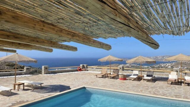 Greek island wedding villa