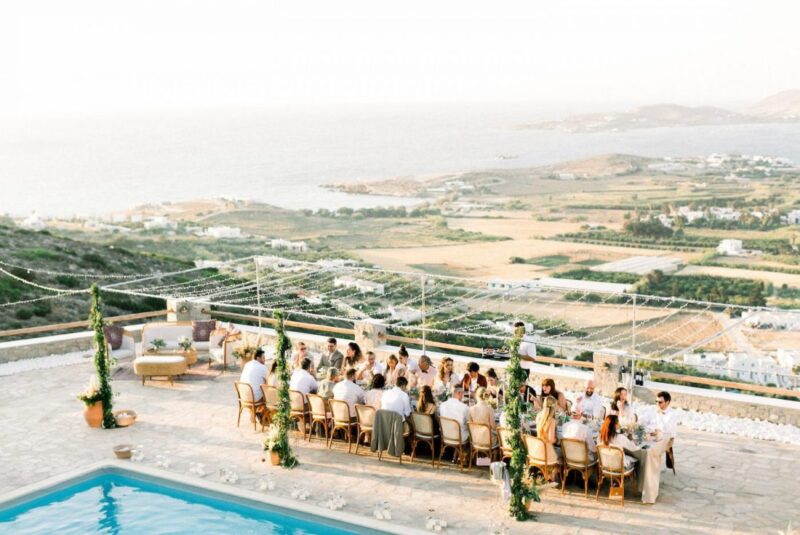 Greek island wedding villa