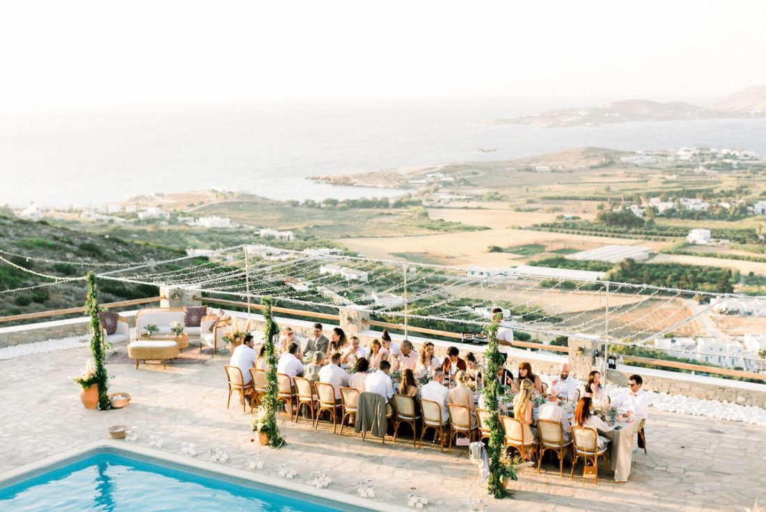 Greek island wedding villa