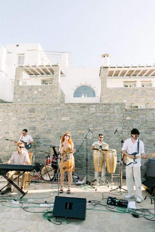 Greek island wedding villa