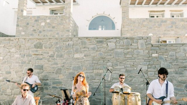 Greek island wedding villa