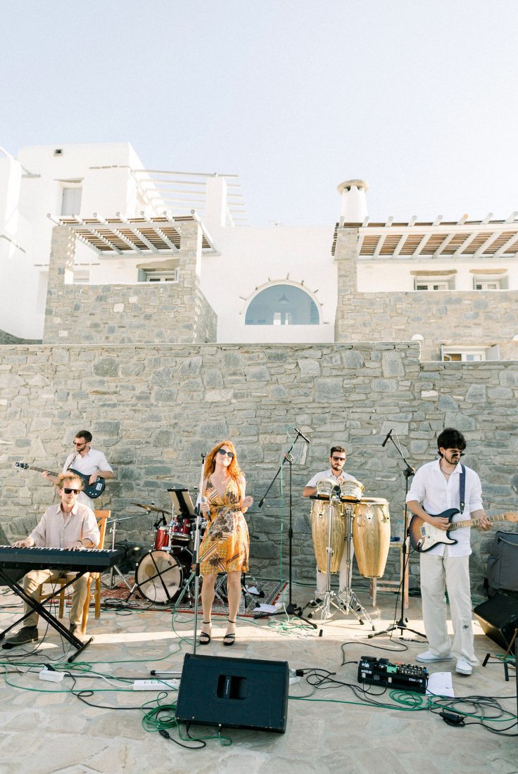 Greek island wedding villa