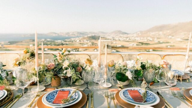 Greek island wedding villa