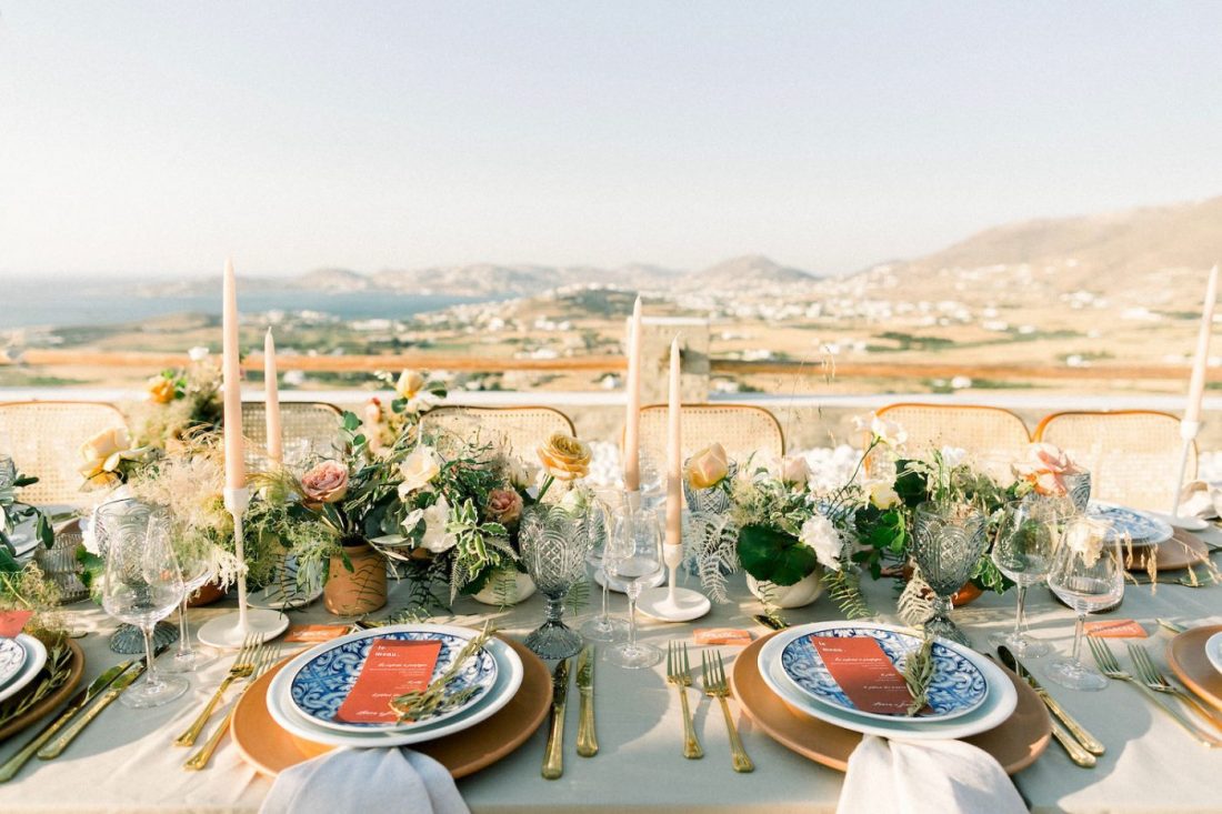 Greek island wedding villa