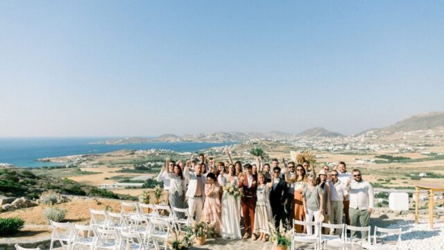 Greek island wedding villa
