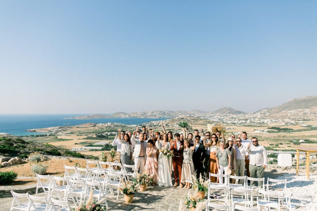 Greek island wedding villa