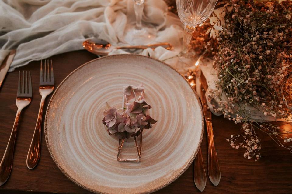 wedding plate decorations