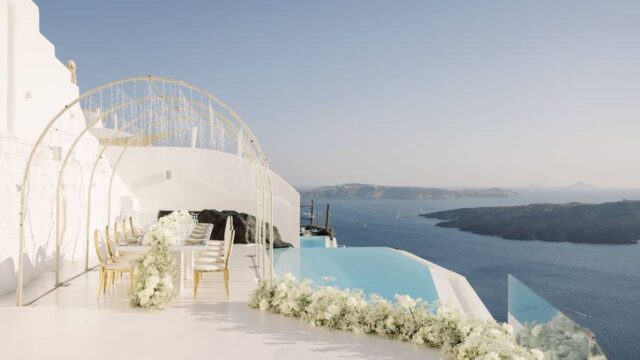 destination wedding santorini