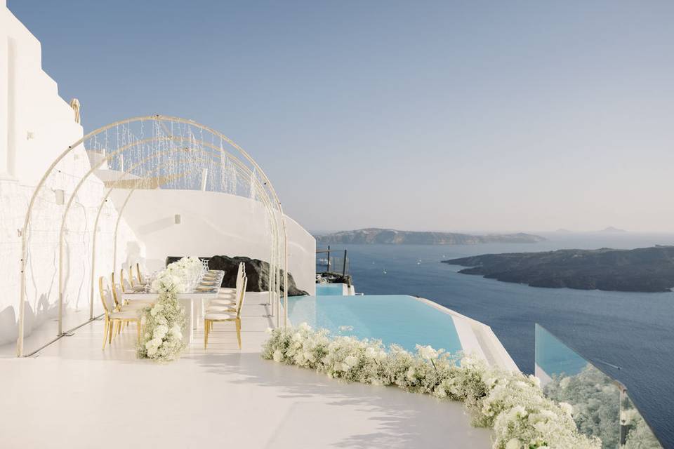 destination wedding santorini