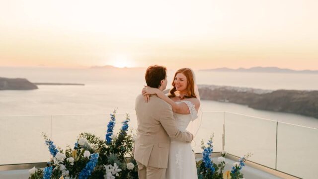 destination wedding santorini