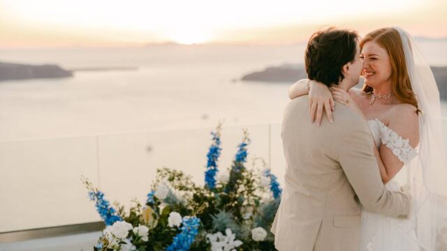 destination wedding santorini