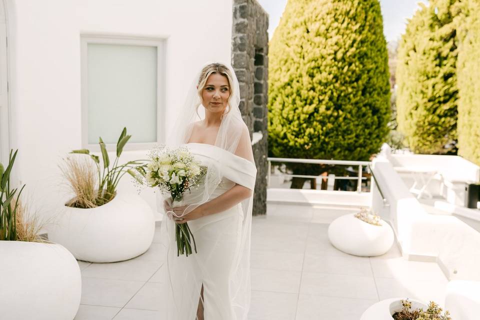 destination wedding santorini