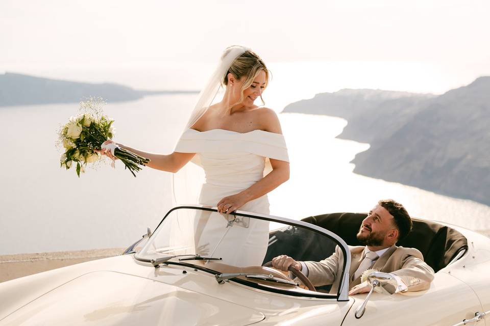 destination wedding santorini