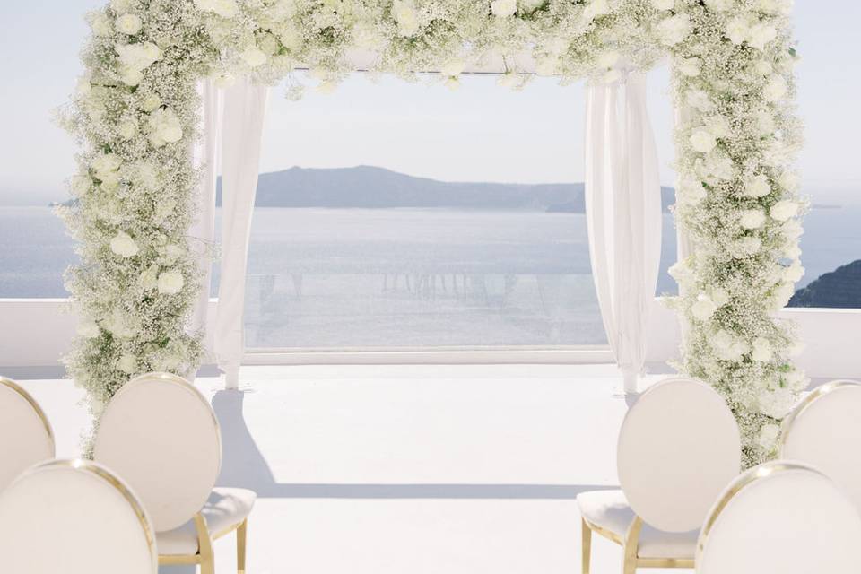 destination wedding santorini