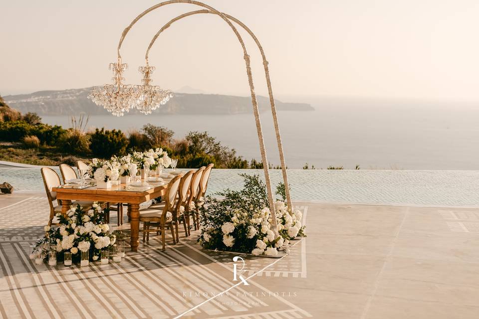 destination wedding santorini