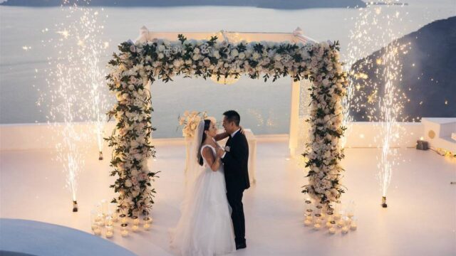 destination wedding santorini