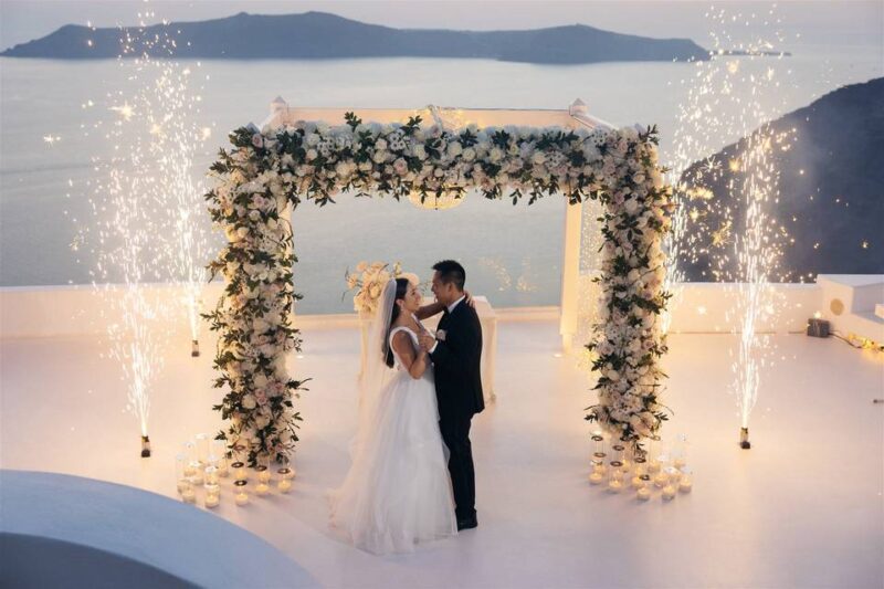 destination wedding santorini