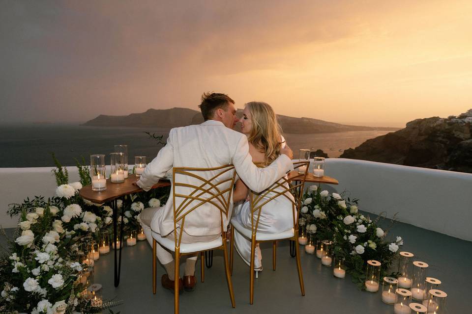 destination wedding santorini