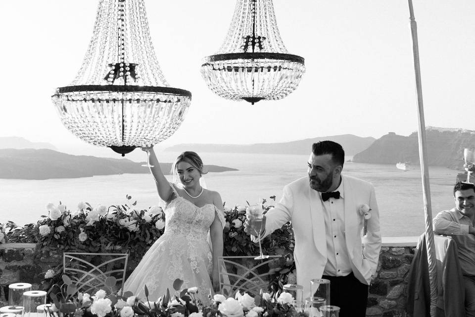destination wedding santorini