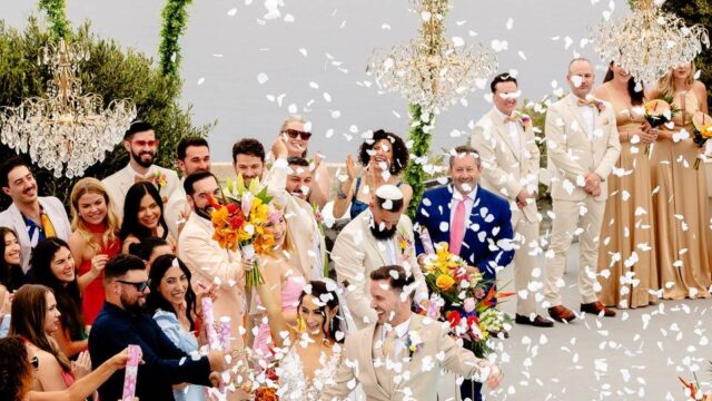 destination wedding santorini