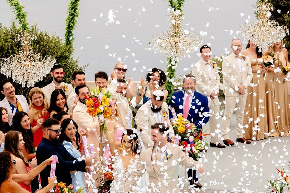 destination wedding santorini