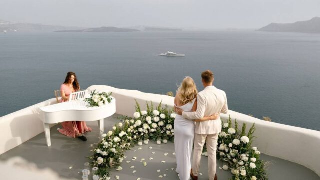destination wedding santorini