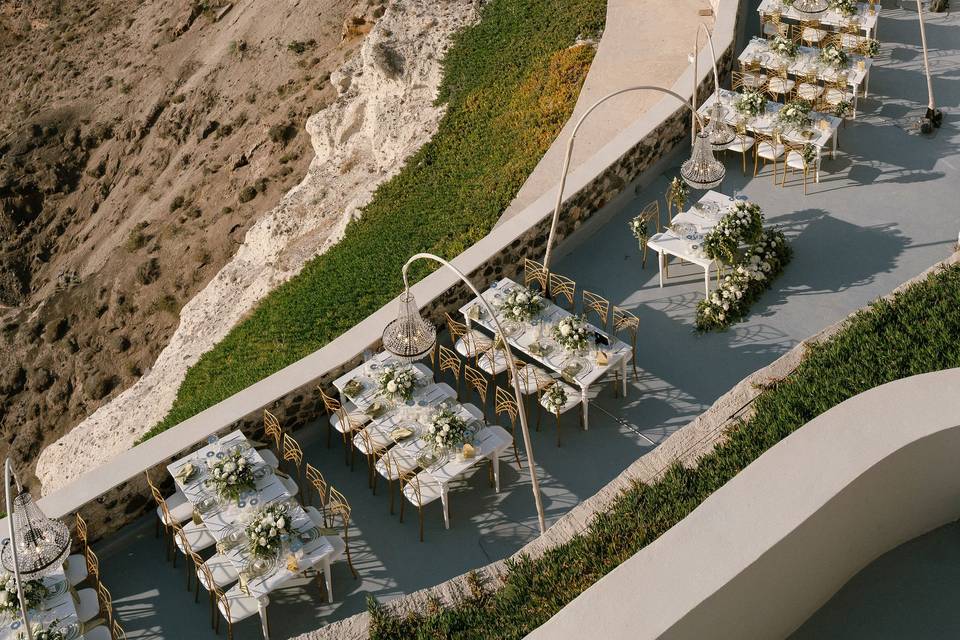 destination wedding santorini
